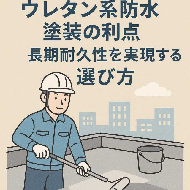 ウレタン系防水塗装の利点：長期耐久性を実現する選び方