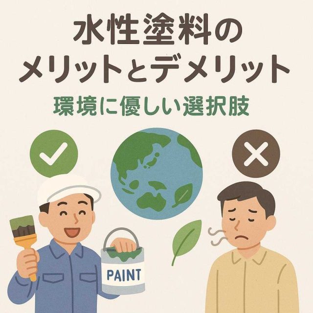 水性塗料のメリットとデメリット：環境に優しい選択肢