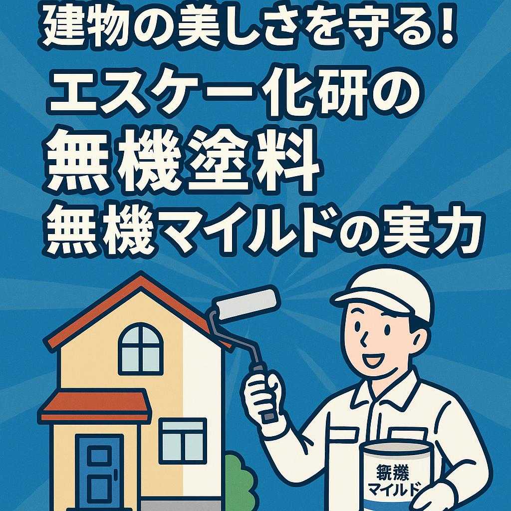 建物の美しさを守る! エスケー化研の無機塗料無機マイルドの実力